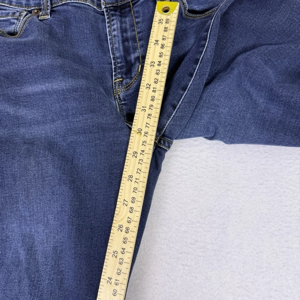 Lucky Brand Brooke Straight Ankle Jeans Women's 8/29 Blue Denim‎ Mid Rise